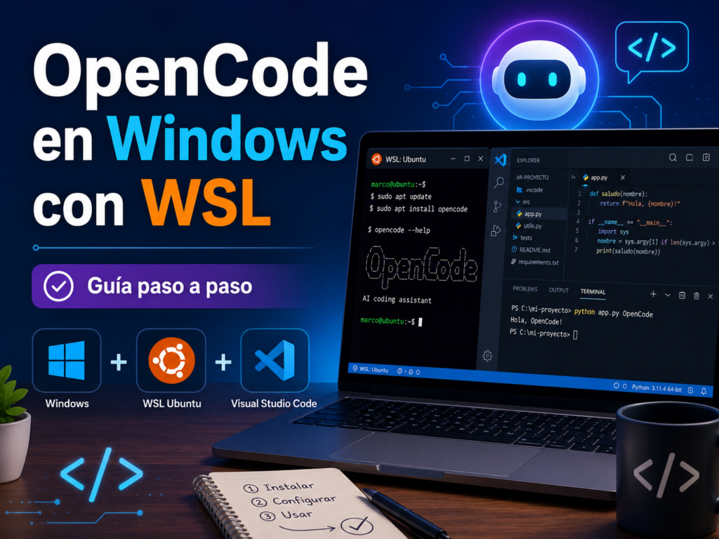 Instalación y uso de OpenCode en Windows con WSL Ubuntu – La Aventura ...